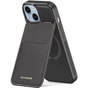 Dux Ducis Rafi iPhone 15 Plus Hoesje MagSafe Pasjes Houder RFID Zwart