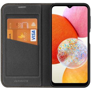 Dux Ducis Skin X2 Samsung Galaxy A14 Hoesje Book Case Zwart