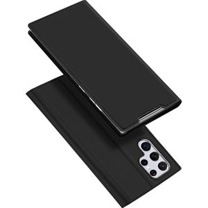 Dux Ducis Skin Pro Samsung Galaxy S22 Ultra Hoesje Portemonnee Zwart