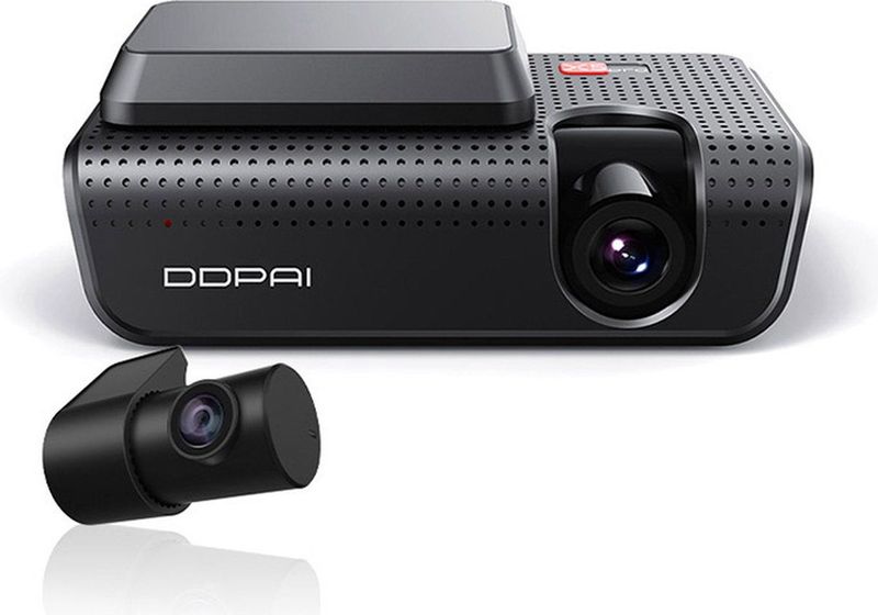 DDPAI X5 Pro Dual Dashcam voor Auto - 4K Resolutie - 5GHz Wifi - GPS - Parkeerstand