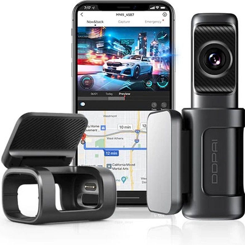 DDPai Mini 5 - 4K Dashcam - Zwart - Met GPS en Cloud Functie