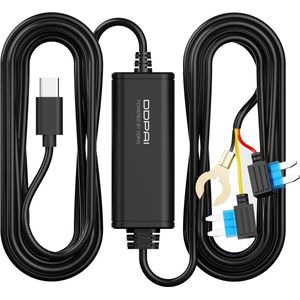 DDPAI - Mini2X/Z60 - Hardwire Kabel - USB-C - 24/7 Parkeermodus