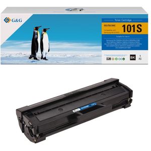 123inkt - MLT-D101S Toner - Zwart - Hoge Capaciteit - 1.600 Afdrukken