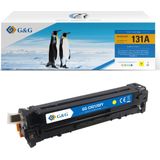 G&G CF212A Toner - Geel - Compatibel met HP 131A / Canon 731 - 1 PACK