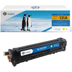 G&G CF212A toner Compatibel met HP 131A / Canon 731 Toner Geel - Huismerk - 8PH212-YGG