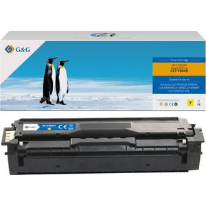 G&G - CLT-Y504S - Tonercartridge - Geel - 1 stuk - Compatibel met Samsung