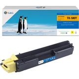 G&G TK580 toner compatibel met Kyocera TK-580Y Tonercartridge geel 1 stuk(s) Huismerk