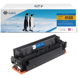 G&G Huismerk Toner Alternatief voor HP 410X (CF413X) Magenta Hoge Capaciteit