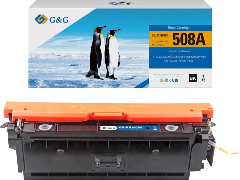 G&G Huismerk CF360A Toner Alternatief voor HP 508A Zwart