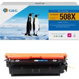 123inkt - HP 508X (CF363X) Toner - Magenta - Hoge Capaciteit - 11.000 Afdrukken