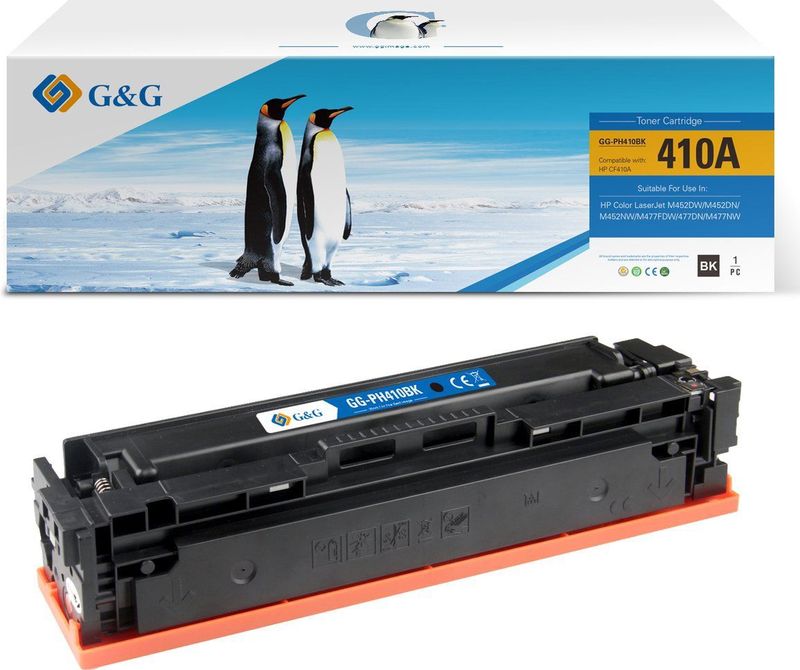 G&G Huismerk CF410A Toner Alternatief voor HP 410A Zwart