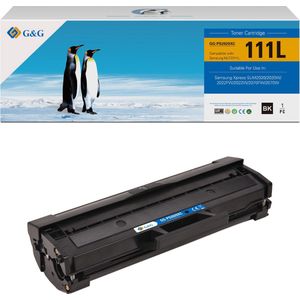 123inkt - Toner - Zwart - Hoge Capaciteit - Vervangt Samsung MLT-D111L