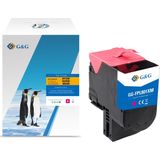 G&G toner compatibel met Lexmark 802SM (80C2SM0) Tonercartridge magenta hoge capaciteit Huismerk 2000 pagina's