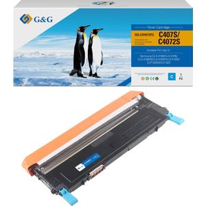 123inkt - CLT-C4072S Toner - Cyaan - Hoge Capaciteit - 1.100 Afdrukken