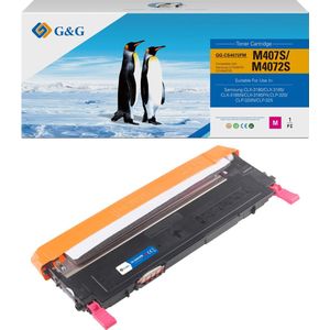 123inkt - Toner Magenta - Vervangt Samsung CLT-M4072S - Hoge Capaciteit - 1.100 Afdrukken