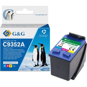 G&G 22XL Inktcartridge compatibel met HP 22 (C9352AE) 22XL(C9352CE) Kleur Hoge capaciteit huismerk