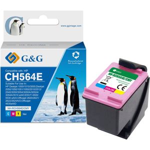 G&G Huismerk Inktcartridge Alternatief voor HP 301 301XL - CH564EE - Kleur Hoge Capaciteit