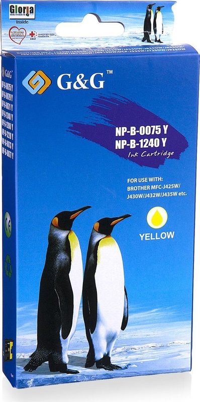 123inkt - LC-1240Y - Inktcartridge - Geel - Inhoud 11 ml