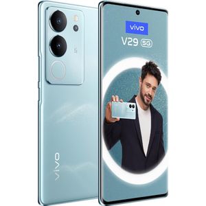 Vivo V29 8+256 GB blauw (256 GB, Piekblauw, 6.78"", Dubbele SIM, 0.00 Mpx, 5G), Smartphone, Blauw