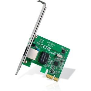 TP-Link Gigabit PCI Express Network Adapter, 32-bit PCIe interface, Supports operating systems Windows 11/10/8.1/8/7/Vista/XP, Low-Profile Bracket(TG-3468)