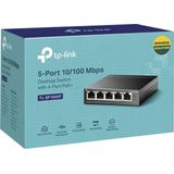TP-Link TL-SL1311MP netwerk-switch Unmanaged Fast Ethernet (10/100) Power over Ethernet (PoE) Zwart