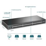 TP-Link Omada SG3452X netwerk-switch Managed L2+ Gigabit Ethernet (10/100/1000) 1U Zwart