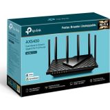 TP-Link Archer AX73 Wi-Fi 6 Gigabit WLAN Router (4804 Mbit/s 5 GHz, 574 Mbit/s 2,4 GHz, 4 × Gigabit LAN-Ports, 1 × USB 3.0 Port, HomeShield), Unterstützt Keine DSL-Funktion