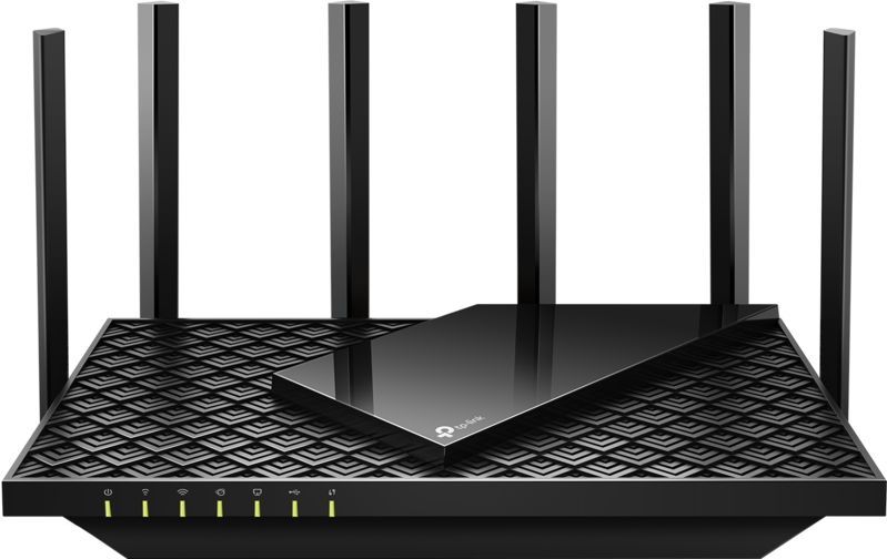 TP-Link Archer AX73 Wi-Fi 6 Gigabit WLAN Router (4804 Mbit/s 5 GHz, 574 Mbit/s 2,4 GHz, 4 × Gigabit LAN-Ports, 1 × USB 3.0 Port, HomeShield), Unterstützt Keine DSL-Funktion