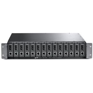 TP-Link - TL-FC1420 - Netwerkaccessoires - 14-slot Rackkast - Met Hot-Swap Functie