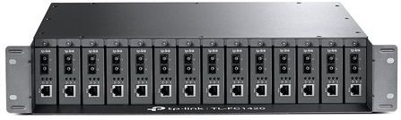 TP-Link - TL-FC1420 - Netwerkaccessoires - 14-slot Rackkast - Met Hot-Swap Functie