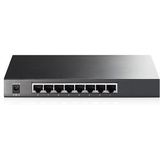 TP LINK - TL-2008 - 8-Port Gigabit Smart Switch - Zwart - Standaard