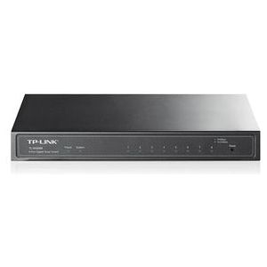 TP LINK - TL-2008 - 8-Port Gigabit Smart Switch - Zwart - Standaard