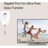 TP-Link TL-PA7019P - Powerline Adapter - Zonder WiFi - Wit