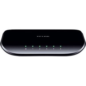 TP-Link TL-SG1005D netwerk-switch Unmanaged Gigabit Ethernet (10/100/1000) Zwart