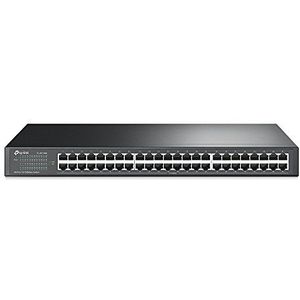 TP-Link TL-SF1048 netwerk switch (48,3 cm (19 inch) 48x 10/100 Mbps RJ45 poorten, passieve koelconcept zonder ventilatie)