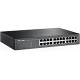 TP-Link 24-Port Gigabit Ethernet Switch, Rack-Mount/Desktop, Steel Case(TL-SG1024D)