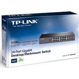 TP-Link 24-Port Gigabit Ethernet Switch, Rack-Mount/Desktop, Steel Case(TL-SG1024D)
