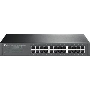 TP-Link TL-SG1024D netwerk-switch Unmanaged Gigabit Ethernet (10/100/1000) Grijs