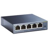 TP-Link TL-SG105 Unmanaged Gigabit Ethernet (10/100/1000) Zwart
