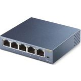 TP-Link TL-SG105 Unmanaged Gigabit Ethernet (10/100/1000) Zwart