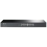 TP-Link TL-SF1016 Rackmount Fast Ethernet Netwek Switch (16x 10/100Mbit/s poorten, metalen behuizing, Plug & Play, Lifetime Warranty)