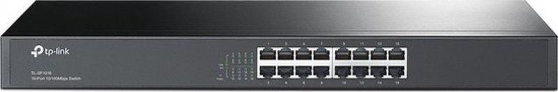 TP-Link TL-SF1016 netwerk-switch Unmanaged Fast Ethernet (10/100) 1U Zwart