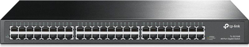 TP-Link TL-SG1048 Unmanaged Gigabit Ethernet (10/100/1000) 1U Zwart