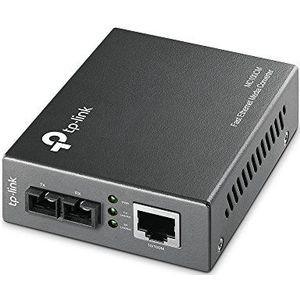 TP-Link MC100CM Converter RJ45 10/100M / Multimode/1310nm/2km Zwart 100 mbit/s