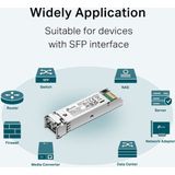 TP-Link - TL-SM311LS - SFP Transceiver - Glasvezel - 1250 Mbit/s