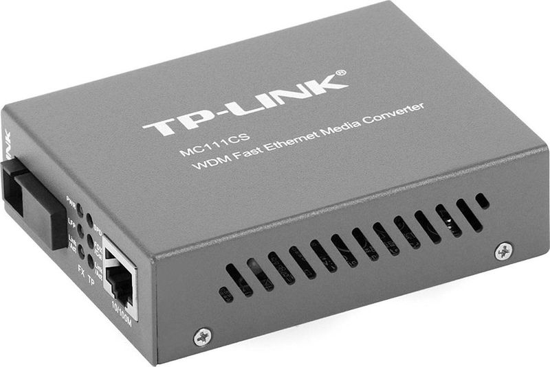 TP-Link - MC111CS - Mediaconverter - Singlemode - 10/100 Mbit/s - 1x SC