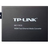 Tp-link - Mc112cs - Mediaconverter - Zwart - WDM-technologie