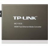 Tp-link - Mc112cs - Mediaconverter - Zwart - WDM-technologie