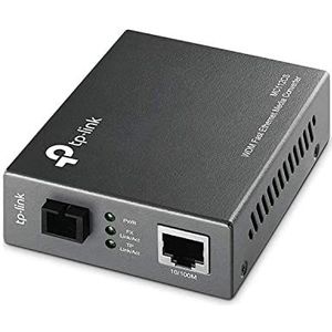 TP-Link MC112CS netwerk media converter 100 Mbit/s Single-mode Zwart