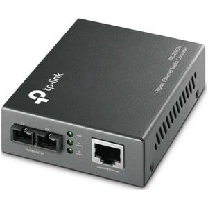 TP-LINK - MC200CM - Multimediaconverter - Zwart - Glasvezel